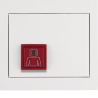 Przycisk przywołania z ramką, system przywoławczy, biały połysk, K.1 | 52067009 Hager