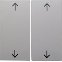 Klawisze z nadrukiem symbolu "strzałki" do łącznika żaluzjowego, biały, połysk, B.Kwadrat | 5316448999 Hager