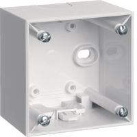Puszka pojedyncza n/t wysoka, biały, połysk, Integro Flow | 911512509 Hager