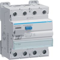 Wyłącznik różnicowo-prądowy 40A 30mA Typ AC 4P | CDC640J Hager