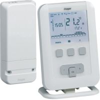 Radiowy termostat zegarowy z odbiornikiem, 8A, 230 V | EK560 Hager