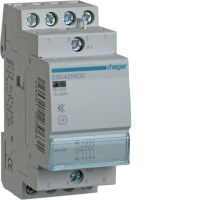 Stycznik cichy 24VDC 4NO 25A AC-7a/b | ESD425SDC Hager