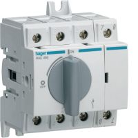 Modułowy rozłącznik izolacyjny obrotowy 4P 63A, rozmiar 2 | HAC406 Hager