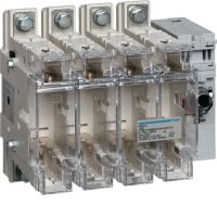 Rozłącznik izolacyjny z bezpiecznikami 4P NH00 125 A | HFD412 Hager