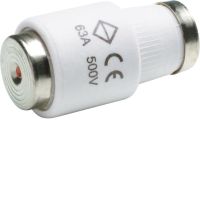 Wkładka bezpiecznikowa DIII/E33 wykonanie szybkie F (Bi-Wts) 63A 500VAC | LE33F63 Hager