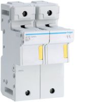 Modułowa podstawa bezpiecznikowa 2P wkł.bezp.cyl.L58 22x58mm 125A 690VAC | LR702 Hager