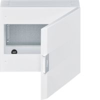 Rozdzielnica teletechniczna n/t 1R IP40, drzwi białe, Vega | VB118MP Hager