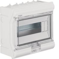 Rozdzielnica n/t IP65 odporna na UV przetłoczenia 1R/10M (1x10), Vector outdoor | VE110PN Hager
