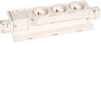 Przepust kablowy 3-krotne gniazdo zasilające 230V do VHxxx | VZ00HWF Hager