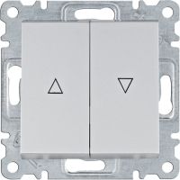 Łącznik żaluzjowy bistabilny, srebrny, Lumina | WL0312 Hager