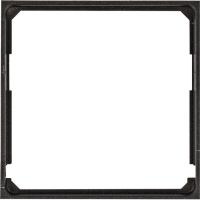 Pierścień adaptacyjny do płytek czołowych 50x50, czarny, Lumina | WL5313 Hager