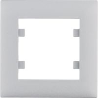 Ramka pojedyncza, srebrny, Lumina Intense | WL5512 Hager
