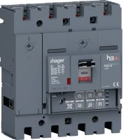 Wyłącznik mocy MCCB h3+ P250 4P 250A 50kA LSI | HMT251JR Hager