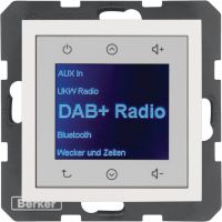Radio B.x Touch DAB+, Bluetooth biały połysk | 30848989 Hager