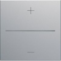 Płytka czołowa do ściemniacza przyciskowego z Bluetooth, srebrny, Lumina | WXD070T Hager