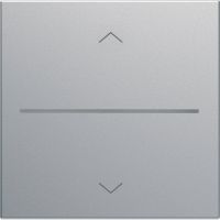 Płytka czołowa do sterownika rolet z komunikacją Bluetooth, srebrny, Lumina | WXD080T Hager