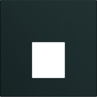 Płytka czołowa do gniazda USB i HDMI, czarny, Lumina | WXD202C Hager