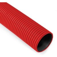 Rura karbowana QRK 110, czerwona (6m) zamiennik DVK | 011100000602 Q-Systems