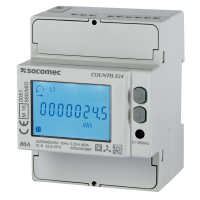 Licznik energii Countis E24 3-fazowy, bezpośredni do 80A RS485, Modbus, MID | 48503051 Socomec