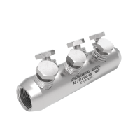 Złączka śrubowa do 36kV ze zrywalnymi śrubami Al dla kabli Al/Cu MSCM400, 185-400mm2 MSCM4006A00 | MSCM4006A00 Morek