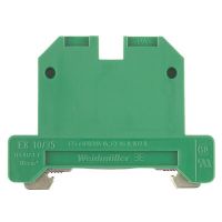 Złączka szynowa ochronna śrubowa EK 10/35 żółto-zielona | 0661360000 Weidmuller