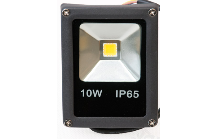Naświetlacz LED INNOVO 10W, IP65, 650lm, barwa zimna biała, czarny, slim $ | IN-SFC10W-64 GTV