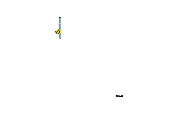 Ramię łącznika krańcowego ZCKY dźwignia z prętem termoplastycznym 6mm dł=200mm -40-70 st.C | ZCKY59 TMSS France