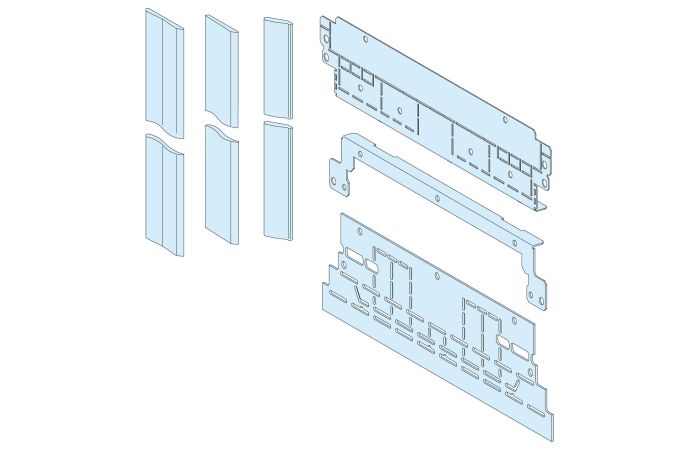 Bariera boczna do szyn pionowych bocznych forma 2 Prisma Plus | 04922 Schneider Electric