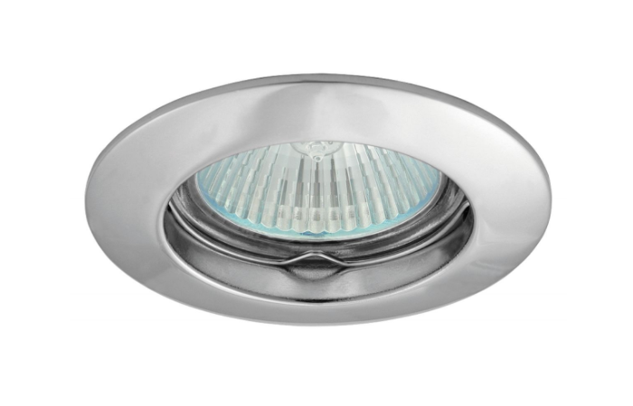Oprawka halogenowa oczko aluminiowe okrągłe stałe chromowe AXEL 5514 PO16P-C bez gniazda | FF002175.0 Faroform