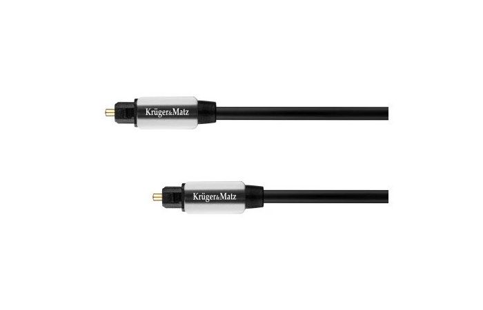 Kabel optyczny toslink-toslink 0.5m Kruger&Matz | KM0318 LECHPOL ELECTRONICS