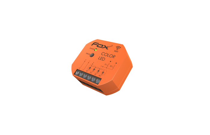 Sterownik LED RGBW Wi-Fi 12 V COLOR LED FOX | WI-RGBW-P F&F