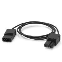 Okablowanie przelotowe czarne, do łączenia lamp LED (kpl-5szt) ELC1005TB | ELC1005TB Eldon