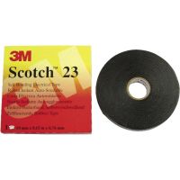 Taśma izolacyjna  samospajalna Scotch 23, 19mmx9,15mx0,76mm czarna (opak 90szt-folia) | 7000034804 3M