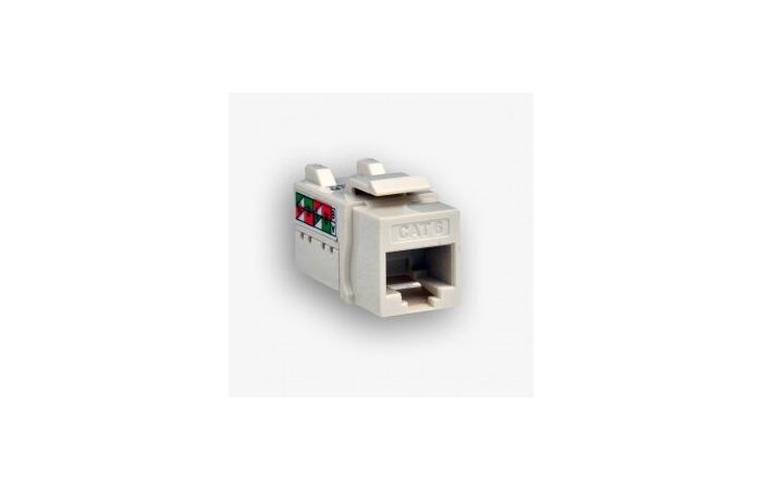 Gniazdo UTP RJ 45 kat. 6 keystone biały | FU/FA-2630AK-8-C6 Emiternet