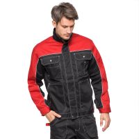 Bluza robocza HELIOS AVA czarno-czerwona 48 | 08155_48 Avacore