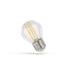 Lampa LED COG 1W 100lm WW 2700K E27 230V kulka przeźroczysta ciepła biała | WOJ+14581 Wojnarowscy