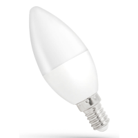 Lampa LED 4W 340lm CW 6000K E14 230V świeczka zimna biała | WOJ+13035_4W Wojnarowscy