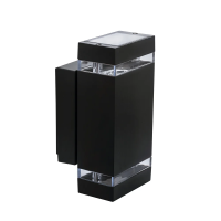 Oprawa elewacyjna ZEW EL-235J-B GU10 IP44 2 x max 35W kolor czarny | 22440 Kanlux