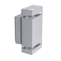 Oprawa elewacyjna ZEW EL-235J-GR GU10 IP44 2 x max 35W kolor szary | 22442 Kanlux