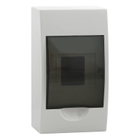 Rozdzielnica natynkowa DB104S 1X4P/SMD dł. 112 szer.95 wys.200 kolor biały / szary 5 lat Gwar. | 3830 Kanlux