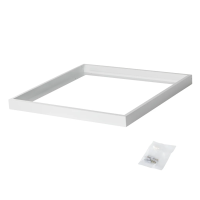 Ramka natynkowa do paneli ADTR 6060 W kwadratowy dł. szer. 60cm wys.4,5cm kolor biały złożona | 27613 Kanlux
