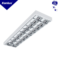 Oprawa rastrowa do T8 LED NOTUS 4LED 236 NT prostokątny 2 x max 36W kolor biały 7 lat Gwar. | 22672 Kanlux