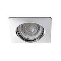 Oczko sufitowe NESTA DTL-C kwadratowy stop aluminium kolor chrom 1XGx5,3/GU10 | 26751 Kanlux