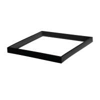 Ramka natynkowa do paneli ADTR-H 6060 B kwadratowy dł. szer. 60cm wys.6,5cm kolor czarny złożona | 29845 Kanlux