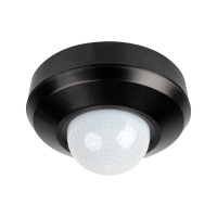 Czujnik ruchu 3xPIR SENTO-O-WT-B IP44/20 kąt detekcji H360 zasięg max 20m kolor czarny | 37367 Kanlux