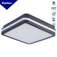 Plafon LED BENO 24-30W CCT-L-SEG 3000-4000K max 2690-2940lm IP65 grafitowy 5 lat Gwar. | 38780 Kanlux