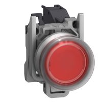 Przycisk czerwony z legendą Aex | XB4BP482GEX Schneider Electric
