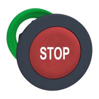 PŁASKI CZERWONY NAKŁPRZYCISK GŁÓWK | ZB5FA434 Schneider Electric