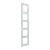 RAMKA SZKLANA 5X M-ELEGANCE, KRYSZTAŁ, Merten | MTN4050-3220 Schneider Electric