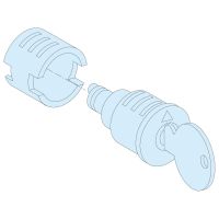 Wkładka z zamkiem nr 2433A z kluczem IP55 PrismaSet | LVS09933 Schneider Electric
